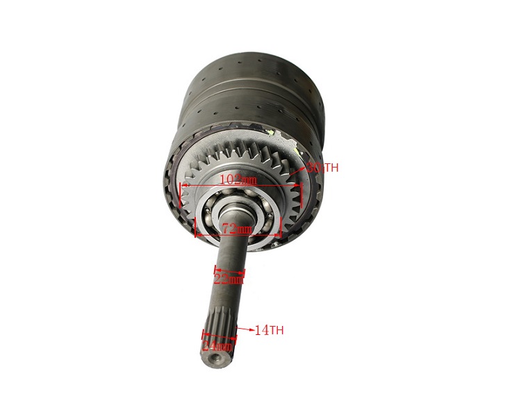 Forklift Parts Hydraulic Clutch Assembly Used For F14E/F18C/L02, 91A24-40019, Genuine Parts