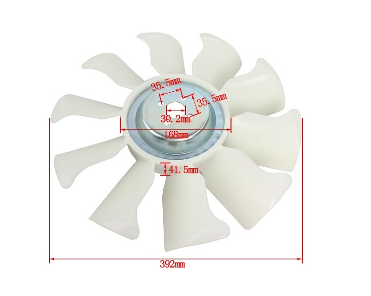 Forklift Parts Fan Blade Used For F18C/F19D/S4S/S6S, 32A48-00300