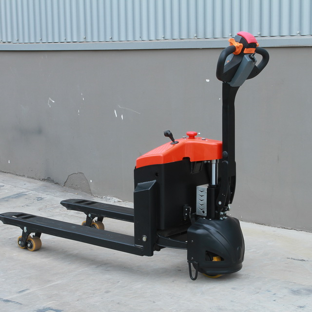 Forklift mini electric pedestrian pallet lift jack truck with electromagnetic brake system:SL15/SL15LOW